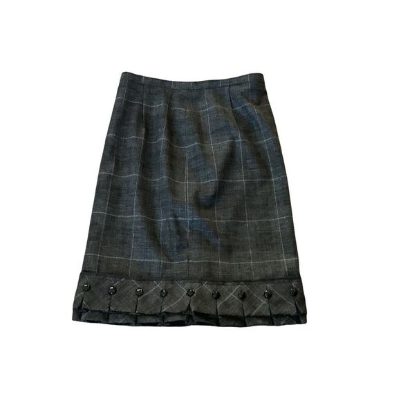 Per Se Mini Skirt in Black  and Gray Size 2 - Picture 1 of 5